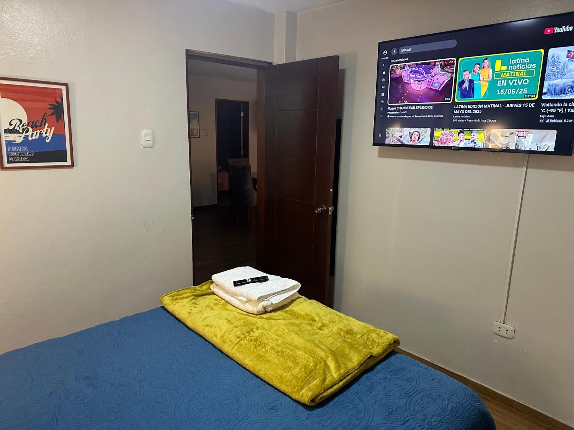Hermoso Depa Amoblado 3Camas Wifi Terraza Lima Exteriér fotografie